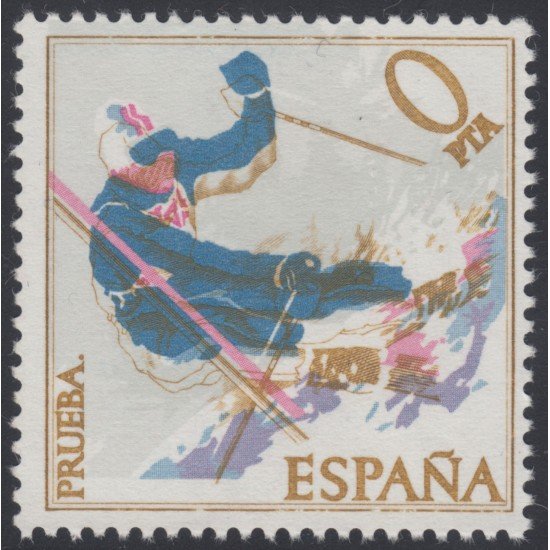 España Spain Variedad 2408epb 1977 Prueba Esquí España Spain Variedad 2408epb 1977 Prueba Esquí