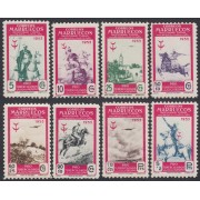Marruecos Morocco 374/81 1953 Pro tuberculosis MH