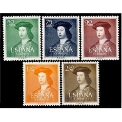 España Spain 1106/10 1952 Fernando El Católico MNH España Spain 1106/10 1952 Fernando El Católico MNH