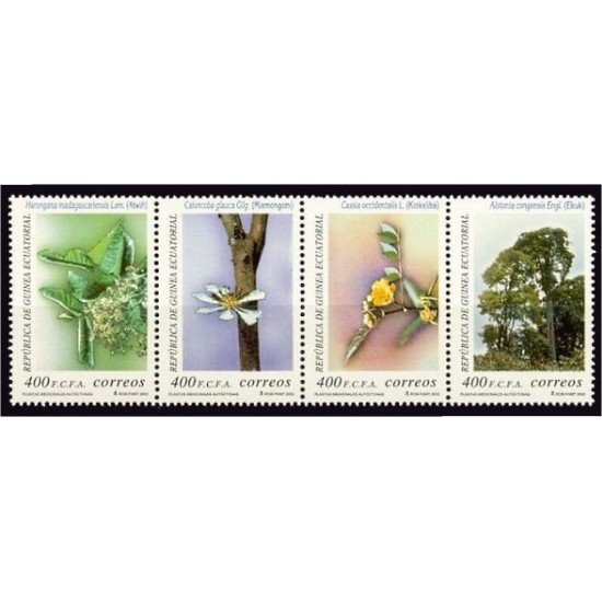 Guinea Ecuatorial 292/95 2003 Flora Plantas medicinales MNH Guinea Ecuatorial 292/95 2003 Flora Plantas medicinales MNH