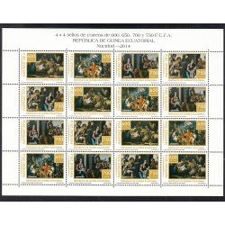 Guinea Ecuatorial 502/05 2014 Minihojita Navidad Christmas MNH Guinea Ecuatorial 502/05 2014 Minihojita Navidad Christmas MNH