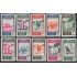 Marruecos Morocco 384/93 1954 Pro tuberculosos TB MNH Sombras en reverso