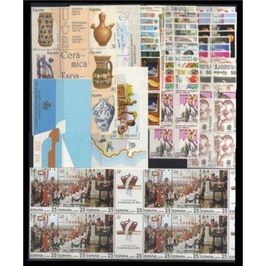España Spain Año Completo Year Complete 1987 BL. 4 MNH España Spain Año Completo Year Complete 1987 BL. 4 MNH