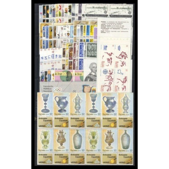 España Spain Año Completo Year Complete 1988 BL. 4 MNH España Spain Año Completo Year Complete 1988 BL. 4 MNH
