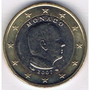 Monedas €uro en tiras y sueltas Monaco 2007 (moneda de 1 euro)
