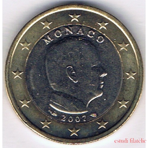 Monedas €uro en tiras y sueltas Monaco 2007 (moneda de 1 euro)