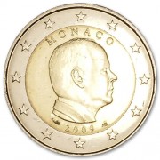 Monedas €uro en tiras y sueltas Monaco 2009 (moneda de 2 euro)