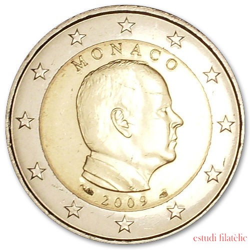 Monedas €uro en tiras y sueltas Monaco 2009 (moneda de 2 euro)