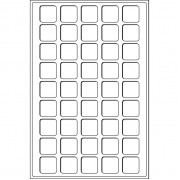 Leuchtturm Bandeja para 45 monedas de 31 mm Ø