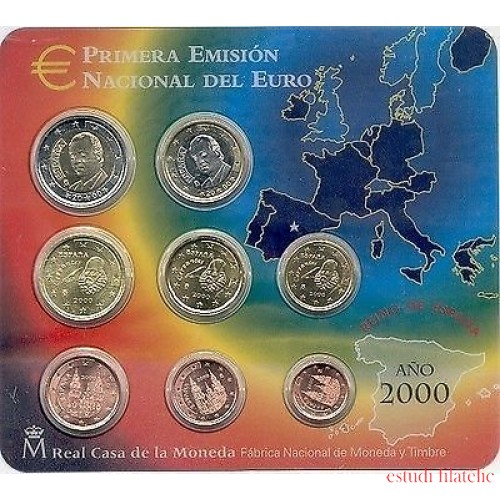 España Spain 2000 Cartera Oficial Euros € FNMT 