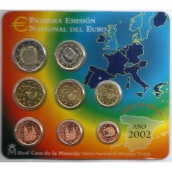 España Spain 2002 Cartera Oficial Euros € FNMT España Spain 2002 Cartera Oficial Euros € FNMT