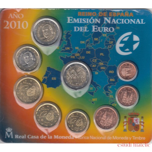 España Spain 2010 Cartera Oficial Euros + 2€ Conmemorativos Mezquita Córdoba FNMT 