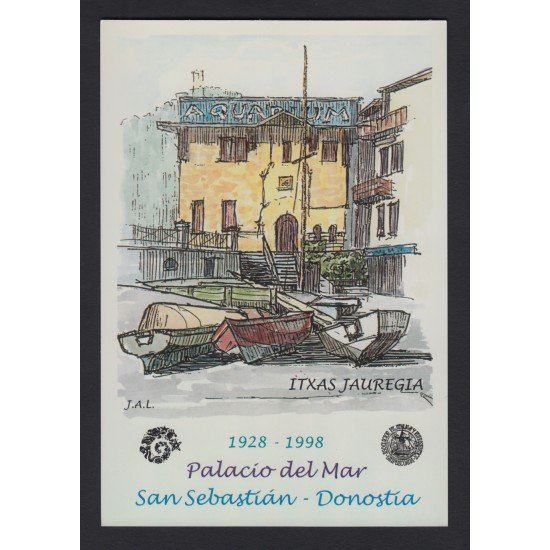 España Tarjetas del Correo y de Iniciativa Privada 48 1998 San Sebastián 70 años del Palac España Tarjetas del Correo y de Iniciativa Privada 48 1998 San Sebastián 70 años del Palac