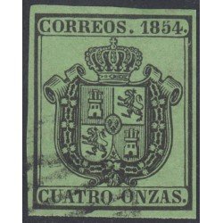 España Spain 30 1854 Escudo Usado España Spain 30 1854 Escudo Usado