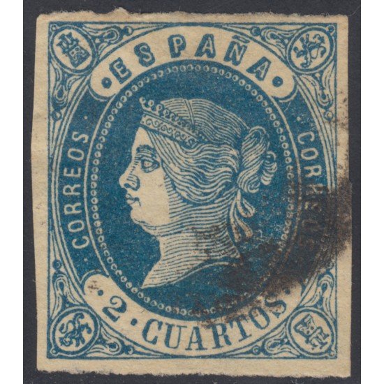 España Spain 57 1862 Isabel II Usado España Spain 57 1862 Isabel II Usado
