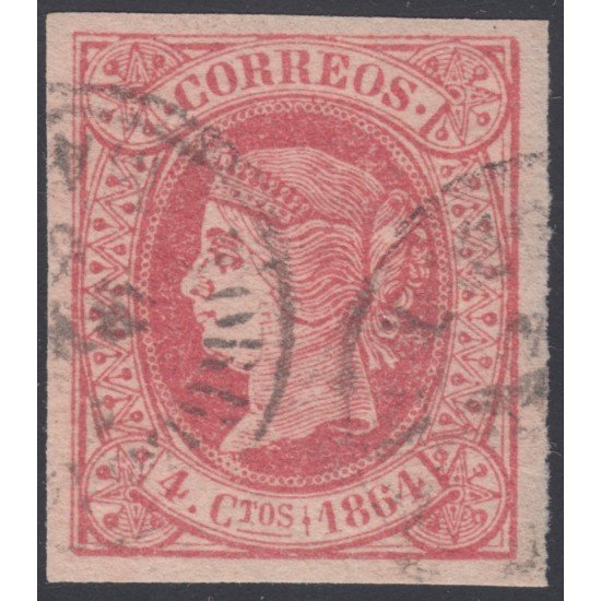 España Spain 64 1864 Isabel II Usado España Spain 64 1864 Isabel II Usado