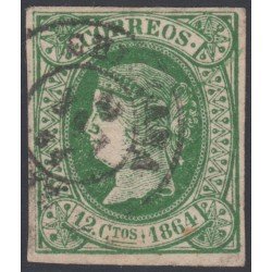 España Spain 65 1864 Isabel II Usado España Spain 65 1864 Isabel II Usado