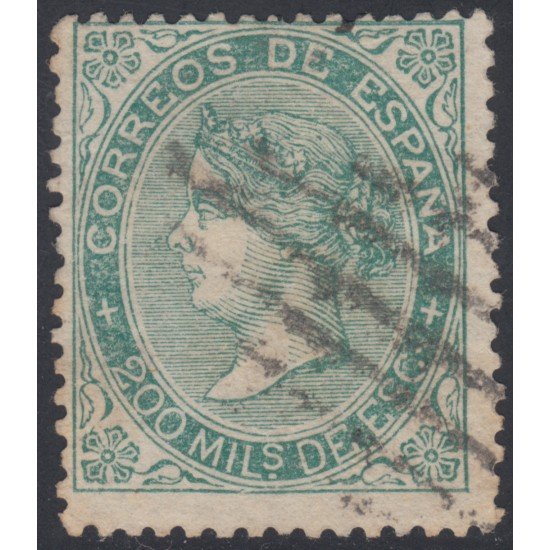 España Spain 100 1868 Isabel II Usado España Spain 100 1868 Isabel II Usado