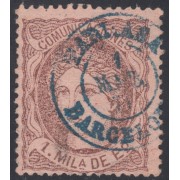 España Spain 102 1870 Alegoría  Usado