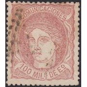 España Spain 108 1870 Alegoría Usado