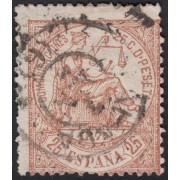 España Spain 147 1874  Alegoría de la Justicia  Usado