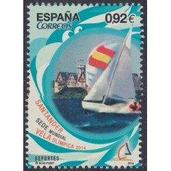 España Spain 4904 2014 Santander Sede Mundial de Vela Olímpica MNH