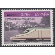 España Spain 4914 2014 Infraestructuras Civiles Estación Ferrocarril Irún MNH