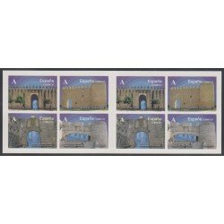 España Spain 4924/27 2015 Arcos y Puertas Monumentales Carné 8 Sellos MNH Tarifa A