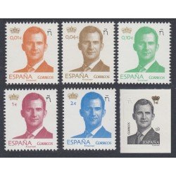 España Spain 4934/39 2015 S.M. Don Felipe VI Básica MNH
