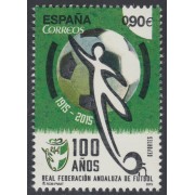 España Spain 4950 2015 Cent. Federación Andaluza Fútbol MNH