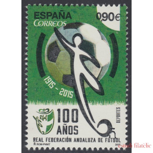 España Spain 4950 2015 Cent. Federación Andaluza Fútbol MNH