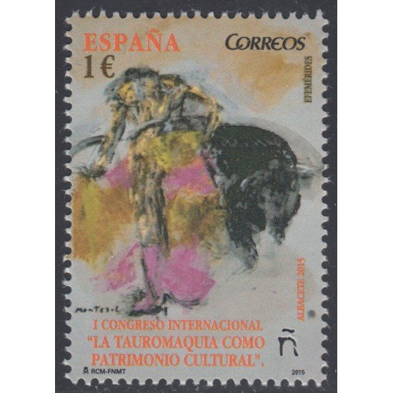 España Spain 4952 2015 Congreso Internacional de Tauromaquia MNH España Spain 4952 2015 Congreso Internacional de Tauromaquia MNH