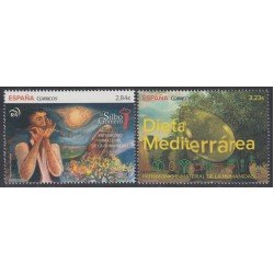 España Spain 4987/88 2015 Patrimonio Inmaterial de la Humanidad MNH