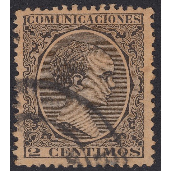 España Spain 214 1889 - 1901 Alfonso XIII Pelón,  Usado