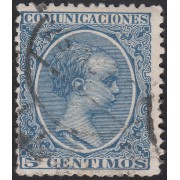 España Spain 215 1889 - 1901 Alfonso XIII Pelón Usado