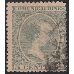 España Spain 216 1889 - 1901 Alfonso XIII Pelón Usado