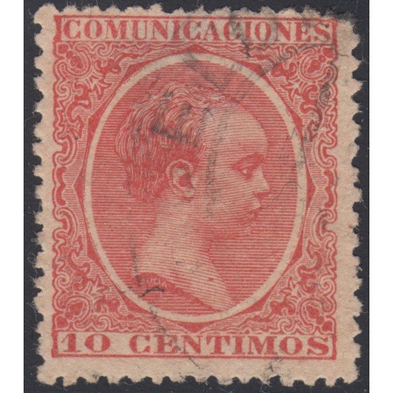 España Spain 218 1889 - 1901 Alfonso XIII Pelón Usado España Spain 218 1889 - 1901 Alfonso XIII Pelón Usado