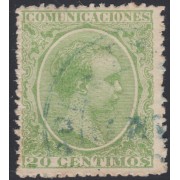 España Spain 220 1889 - 1901 Alfonso XIII Pelón Usado