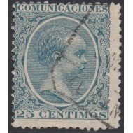 España Spain 221 1889 - 1901 Alfonso XIII Pelón Usado
