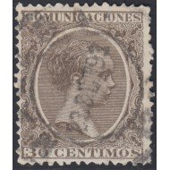 España Spain 222 1889 - 1901 Alfonso XIII Pelón Usado