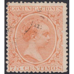 España Spain 225 1889/1901 Alfonso XIII Pelón Usado España Spain 225 1889/1901 Alfonso XIII Pelón Usado