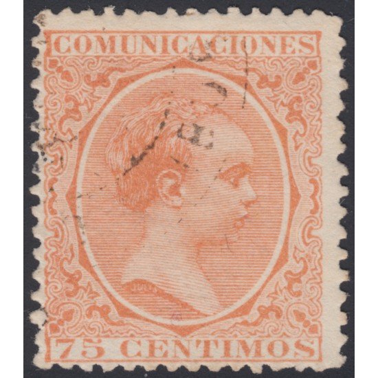 España Spain 225 1889/1901 Alfonso XIII Pelón Usado España Spain 225 1889/1901 Alfonso XIII Pelón Usado