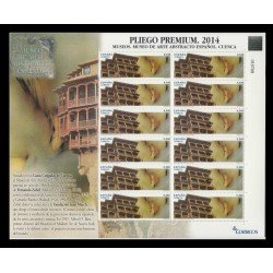 España Pliego Premium 3 2014 Museo de Cuenca Casas Colgadas Abstracto MNH España Pliego Premium 3 2014 Museo de Cuenca Casas Colgadas Abstracto MNH