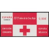 España Spain 4828 2013 Emisión Conjunta España-Bélgica Cruz Roja Red Croos MNH
