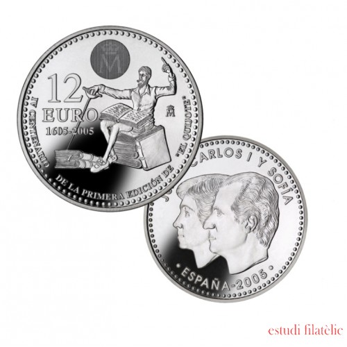 España Spain monedas Euros conmemorativos 2005 12 euros Plata