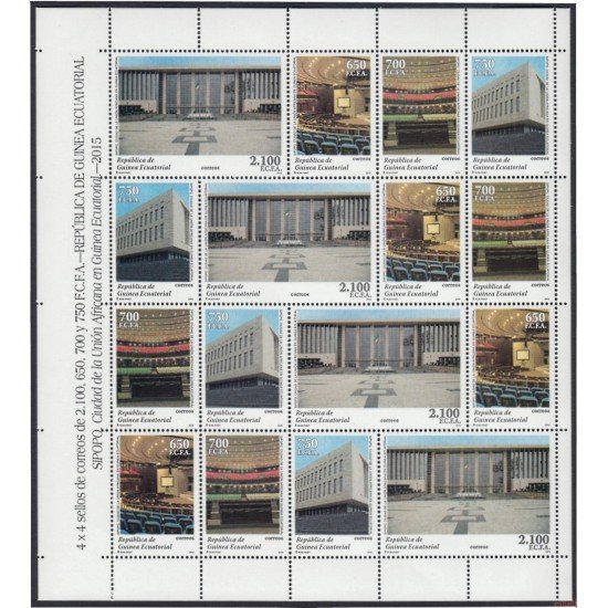 Guinea Ecuatorial 510/13 2015 Minihojita SIPOPO MNH