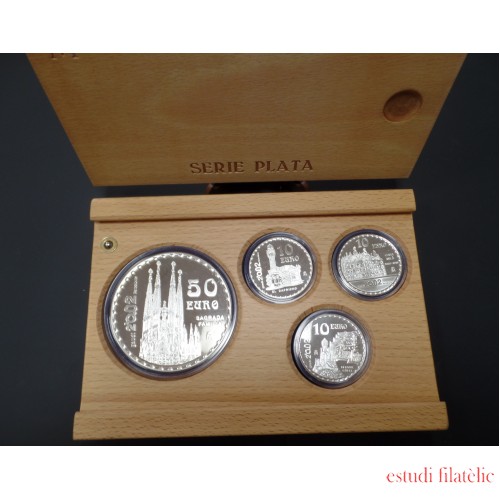 España Spain 2002 Sagrada Familia Gaudí Casa Mila El Capricho Parque Güell Plata Ag