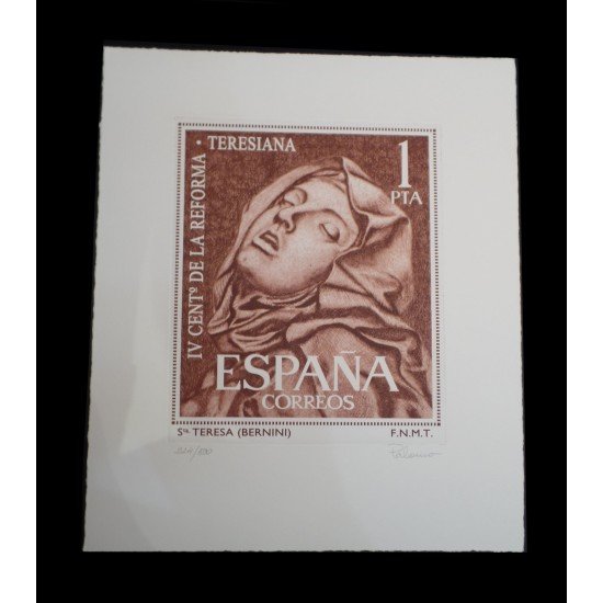 España Spain Colección Grabados Conmemorativos V Centenario Santa Teresa 1515 - 2015 España Spain Colección Grabados Conmemorativos V Centenario Santa Teresa 1515 - 2015