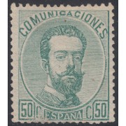 España Spain 126 1872 Amadeo I Adelgazamiento