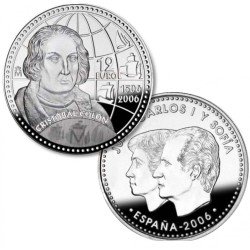 España Spain 2006 12 euros V Centenario de la muerte de Cristóbal Colón Plata Ag España Spain 2006 12 euros V Centenario de la muerte de Cristóbal Colón Plata Ag